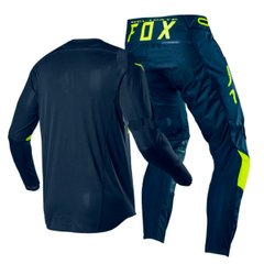 Moto oblek Fox 360 XL Black-Green