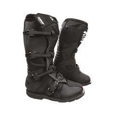 Shot Racing X-ONE Moto Boots, Size 43, Black