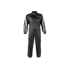 Raincoat Plaude Waterproof Suit, size 3XL, black and gray